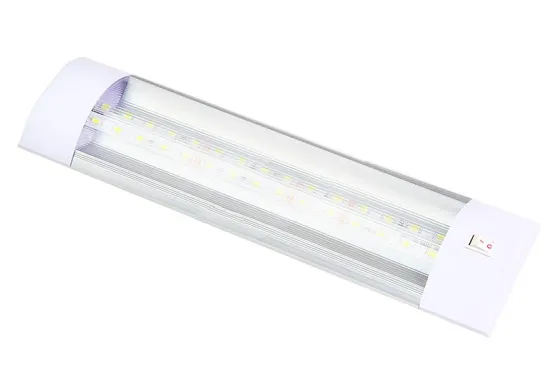 Плафон в кабину LED L=300мм 34Led 2-х рядный с выключателем 24V (Широкий)