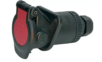 Разъем ABS 15-полюсной (розетка) с крышкой