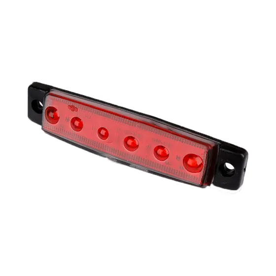 Фонарь маркерный YP-104 24v красный LED (6 диодов) /10