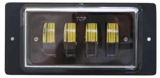 Фара противотуманная LED 40W ВАЗ 2110, К-З EURO 4Led, Ближ.+Дальн., Б, 12-24V, 170х85мм, к-т