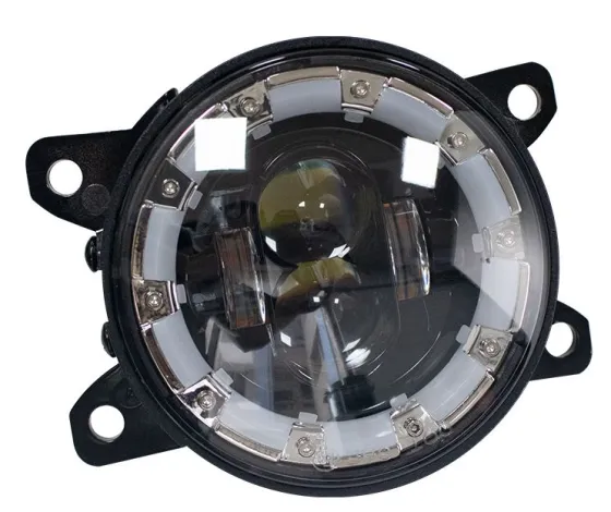 Фара противотуманная LED 30W DAF (универс.) 2Led Линзы 12-24V, 90х67мм, к-т