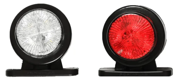 Фонарь габаритный LED 4353 (красный/белый) 24V (Е-201) INTERPLAS