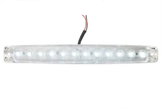 Фонарь габаритный LED 24V, Белый (L=170мм, 12-светодиодов)
