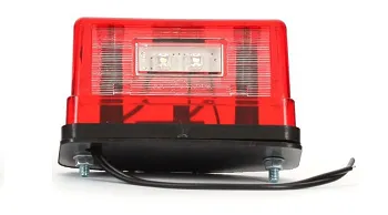 Подсветка номера LED 12-24V МАЛАЯ Fristom Красная