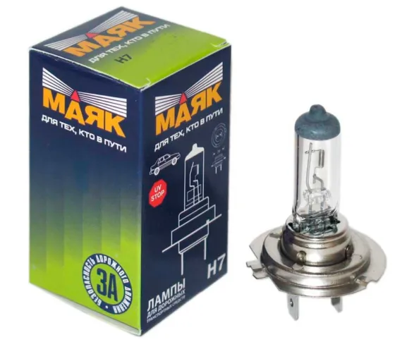 Лампа МАЯК H7 24V 70W PX26d /10/100/400
