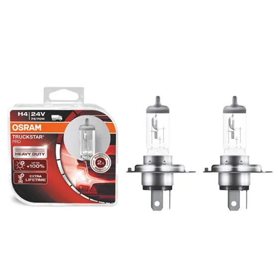 Лампа OSRAM H4 75/70W (P43t) 24V DUOBOX