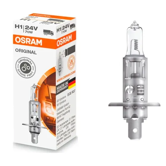 Лампа OSRAM H1 70W (P14.5s) 24V