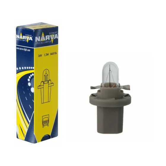 Лампа NARVA BAX 1,2W (B8,3d) Grey 24V