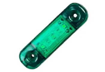 Указатель габарита (маркерный) 160 3 LED зеленый SAMSUNG 12-24V /10