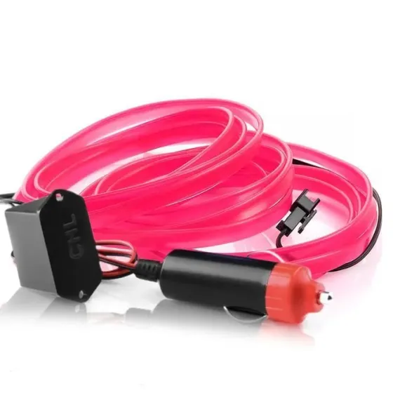 Подсветка торпеды 3м 12V (розовый)