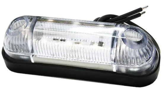 Фонарь маркерный ТРАС 110мм Белый 6Led 12-24V Высокий