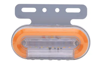 Фонарь маркерный с подсветкой колеса №58 Желтый 12V Большой