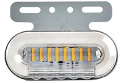 Фонарь маркерный с подсветкой колеса №52 Белый 12-24V Большой /6