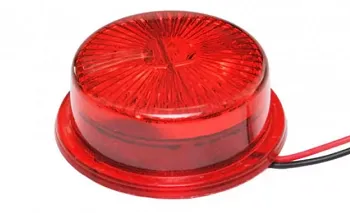 Элемент светодиодный фонаря габаритного LED "CARMOS" (Е-102, красный, 24V, 4-светодиода) Турция