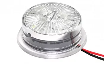 Элемент светодиодный фонаря габаритного LED "CARMOS" (Е-102, белый, 24V, 4-светодиода) Турция