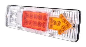 Фонарь задний прицепа стрелка 12V 290х90мм МК