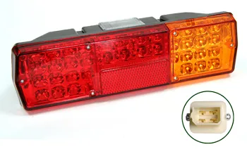 Фонарь задний К-З LED 130 с разъемом Левый