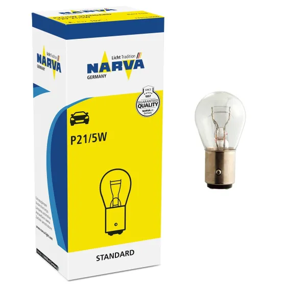 Лампа NARVA P21/5W 21W (BAY15d) 24v