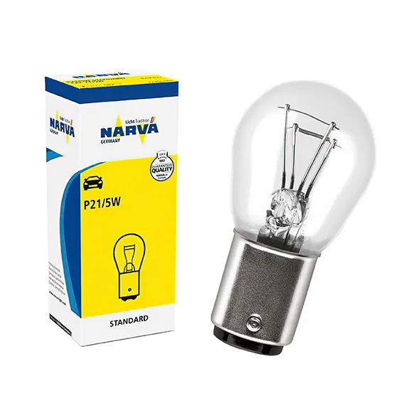 Лампа NARVA P21/5W 21/5W (BAY15d) 12v /10