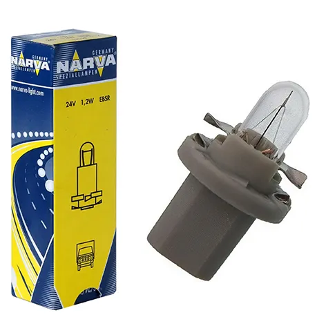 Лампа NARVA BAX W1,2W (B8,5d) Grey 24v /10
