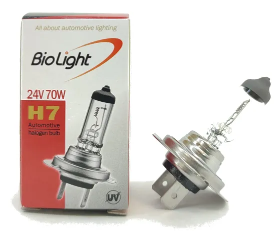 Лампа H7 24V 70W Clear Biolight Box