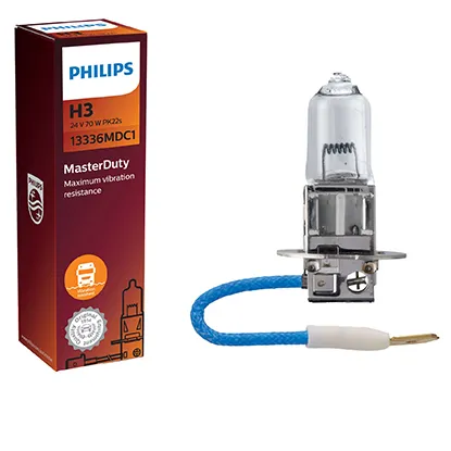 Лампа PHILIPS H3 70W (PK22s) 24V Master Duty