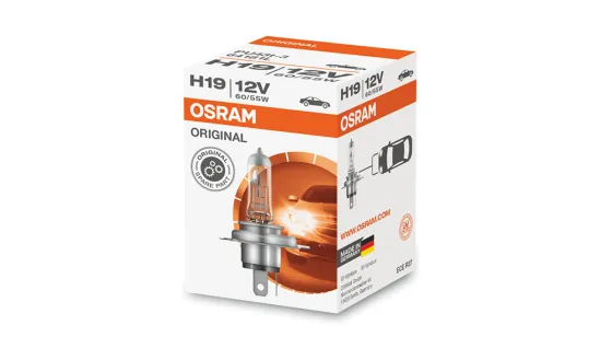 Лампа OSRAM Н19 60/55W (PU43T-3 K1) 12V