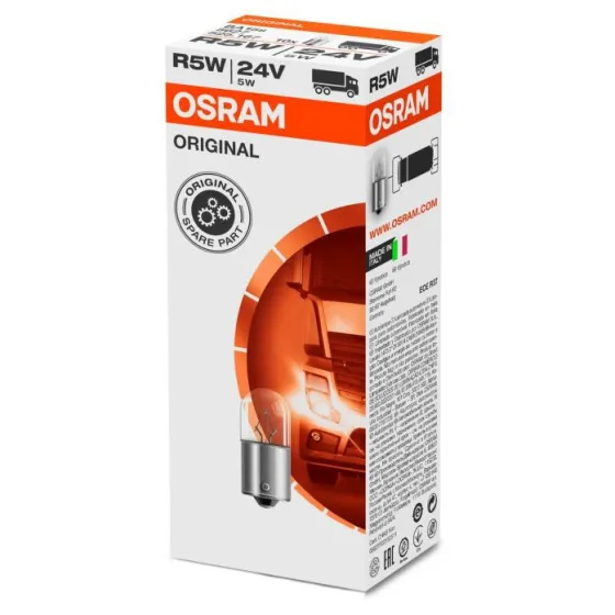 Лампа OSRAM R5W 5W (BA15s) 24V