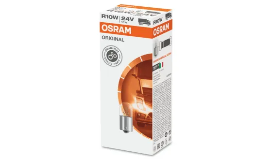 Лампа OSRAM R10W 10W (BA15s) 24V