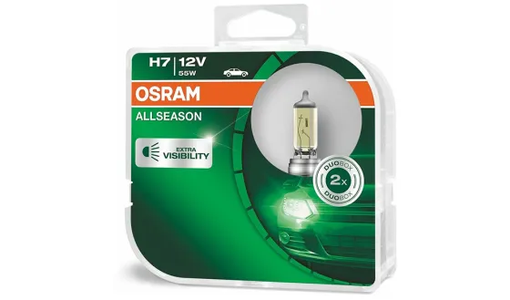 Лампа OSRAM H7 55W (PX26d) ALL-HCB 12V DUOBOX