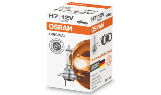 Лампа OSRAM H7 55W (PX26d) 12V /10