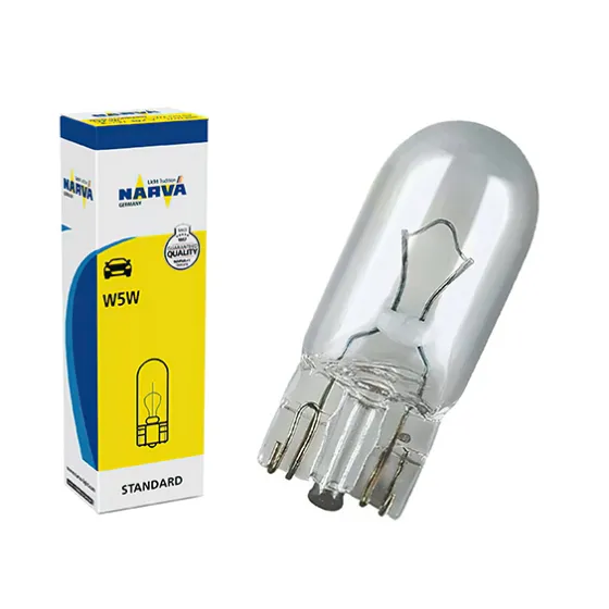 Лампа NARVA W5W 5W (W2,1x9,5d) 12v