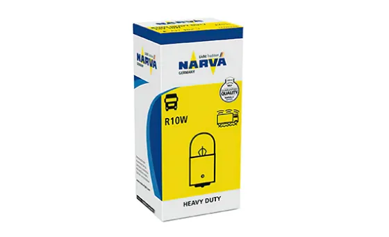 Лампа NARVA R10W 10W (BA15s) 24v Heavy Duty