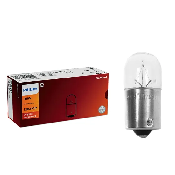 Лампа PHILIPS R5W 5W (BA15s) 24V /10