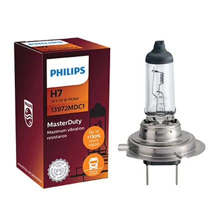 Лампа PHILIPS H7 70w (PX26d) 24V Master Duty