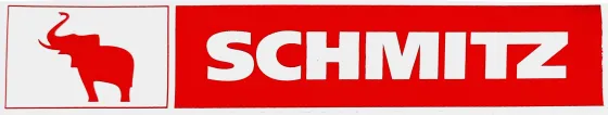 Наклейка №94 светоотражающая SCHMITZ эмблема, Полоски, КРАСНЫЙ Левый