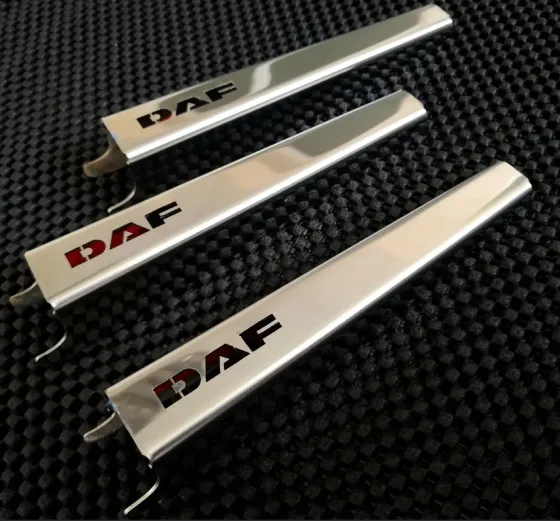 Накладки INOX на щетки DAF XF-106 EURO-6 3шт., к-т