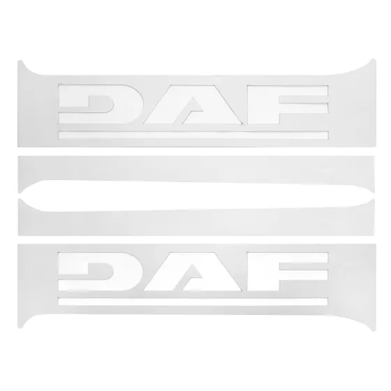 Накладки INOX на стойки дверей DAF 105, нерж.сталь, к-т 4шт