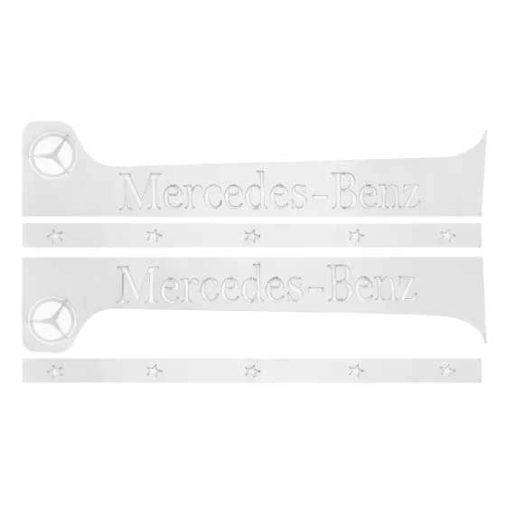 Накладки INOX на стойки дверей MB ( на обе стороны R+L )