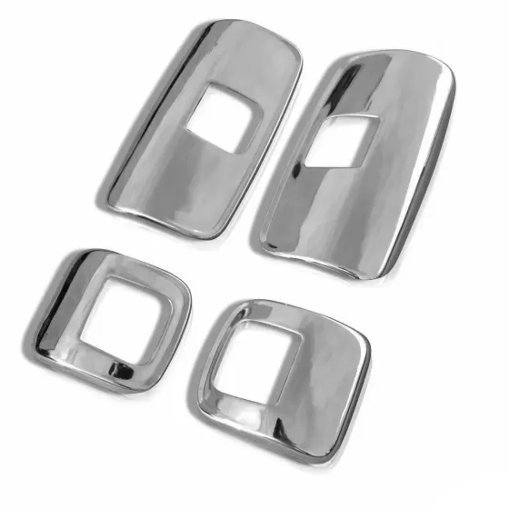 Накладки INOX на зеркала Mercedes AXOR / АTEGO ( 2 осн., 2 доп.)