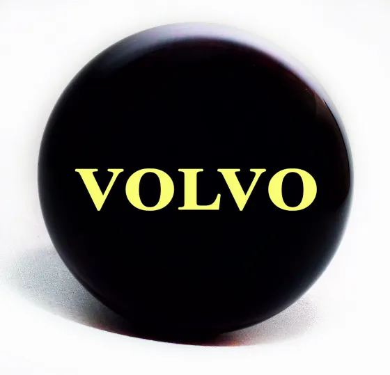 Ручка на руль (лентяйка) Деревянная "VOLVO"