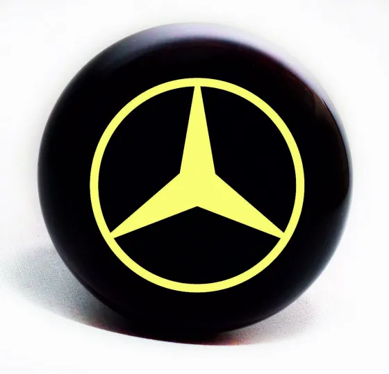 Ручка на руль (лентяйка) Деревянная "MERCEDES"