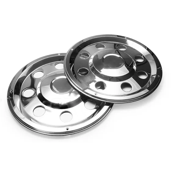 Колпак колеса 22,5" задний нержавейка 521R к-т 2 шт. INOX (№ 7)