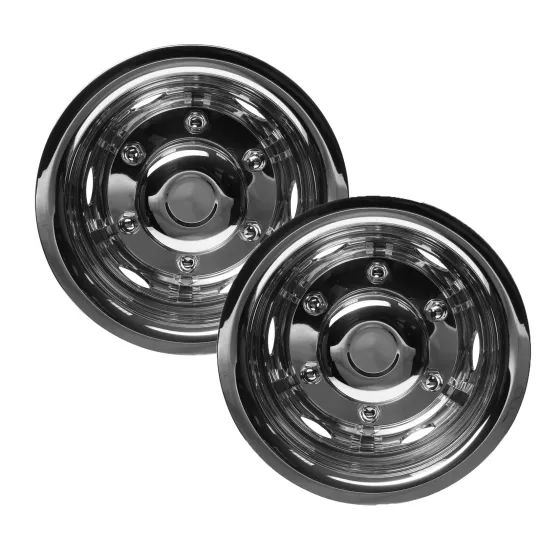 Колпак колеса 16" задний глубокий нержавейка Deluxe 56RR к-т 2 шт.
