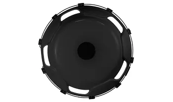 Колпак колеса передний R-22,5 (пластик-черный)