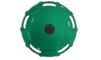Колпак колеса задний R-22,5 (пластик-зеленый)