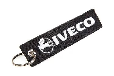Брелок "IVECO" ткань, вышивка 3*13см