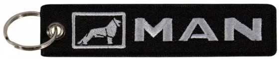 Брелок "MAN" ткань, вышивка 3*13см