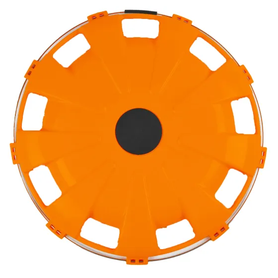 Колпак колеса передний R-22,5 (пластик-оранжевый) NEW ТУРБО