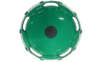 Колпак колеса передний R-22,5 (пластик-зеленый)